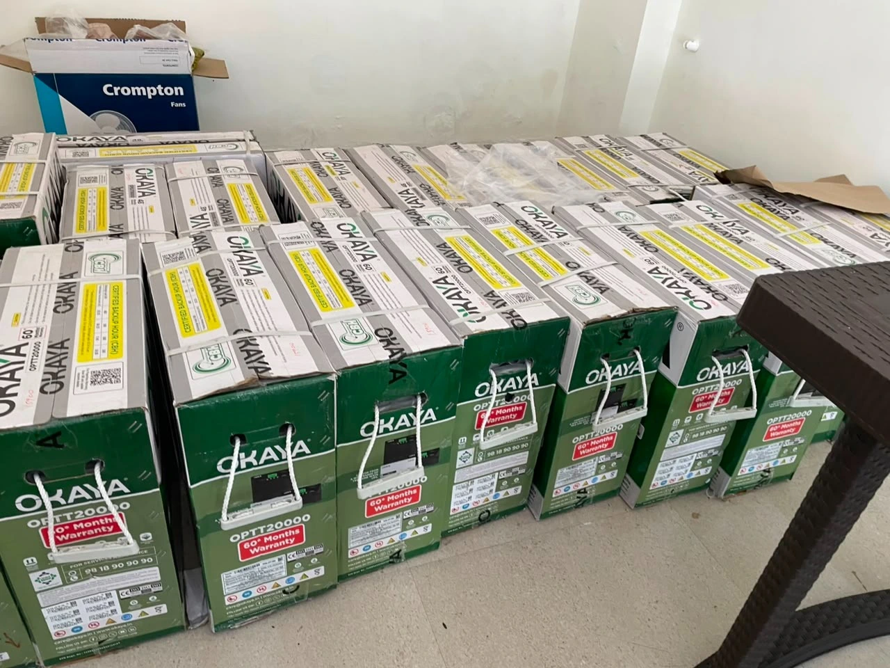 Original Okaya Heavy Duty Inverter Battery Installation